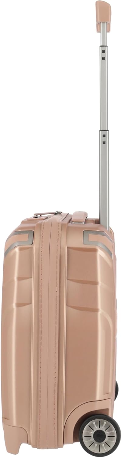 Travelite 2-Rad Handgepäck Laptop Trolley Hartschale mit recyceltem Innenfutter, Gepäck Serie ELVAA: