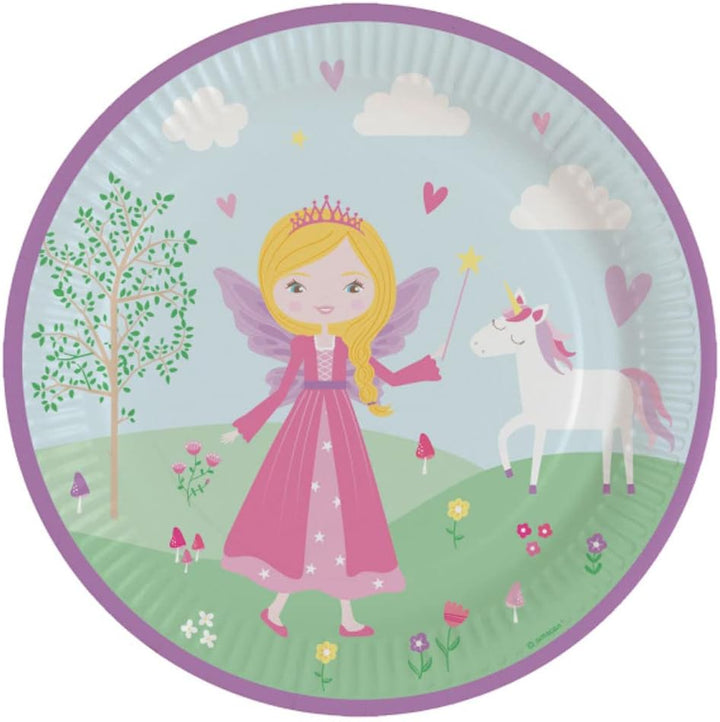 HHO Prinzessin-Party-Set 52tlg. - für 16 Gäste Teller Becher Servietten Prinzessin #1 #1 für 16 Gäst