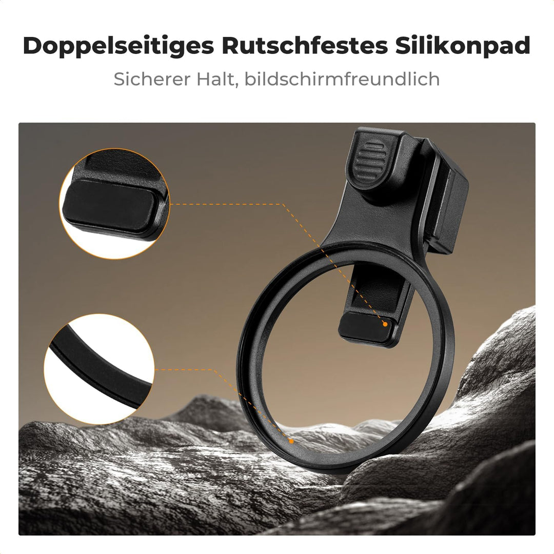K&amp;F CONCEPT 58mm Universeller Filterclip für Handy mit Druckknopf 58mm CPL, 58mm CPL