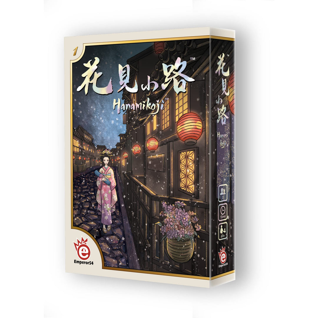 Asmodee EmperorS4, Hanamikoji, Board Game, 2 Players, Ages 10+, 15 Minute Playing Time