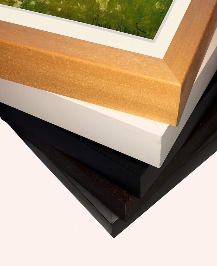 Bild mit Rahmen - Claude Monet Die Lesende 30x20 cm ca. A4 - Gerahmter Kunstdruck inkl. Galerie Pass