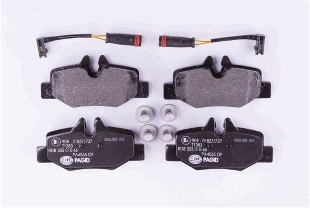 HELLA PAGID 8DB 355 010-661 Bremsbelagsatz - T1383 - Dicke/Stärke: 17.7mm - Bremssystem: Bosch - ink
