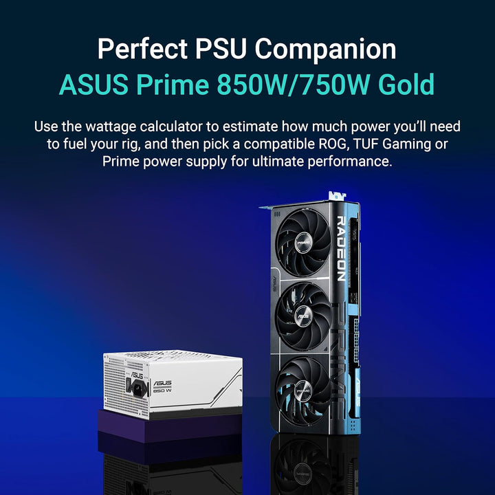 ASUS Prime Radeon RX 9070 XT OC Edition 16GB GDDR6 Gaming Grafikkarte (AMD Radeon Radeon RX9070XT, P
