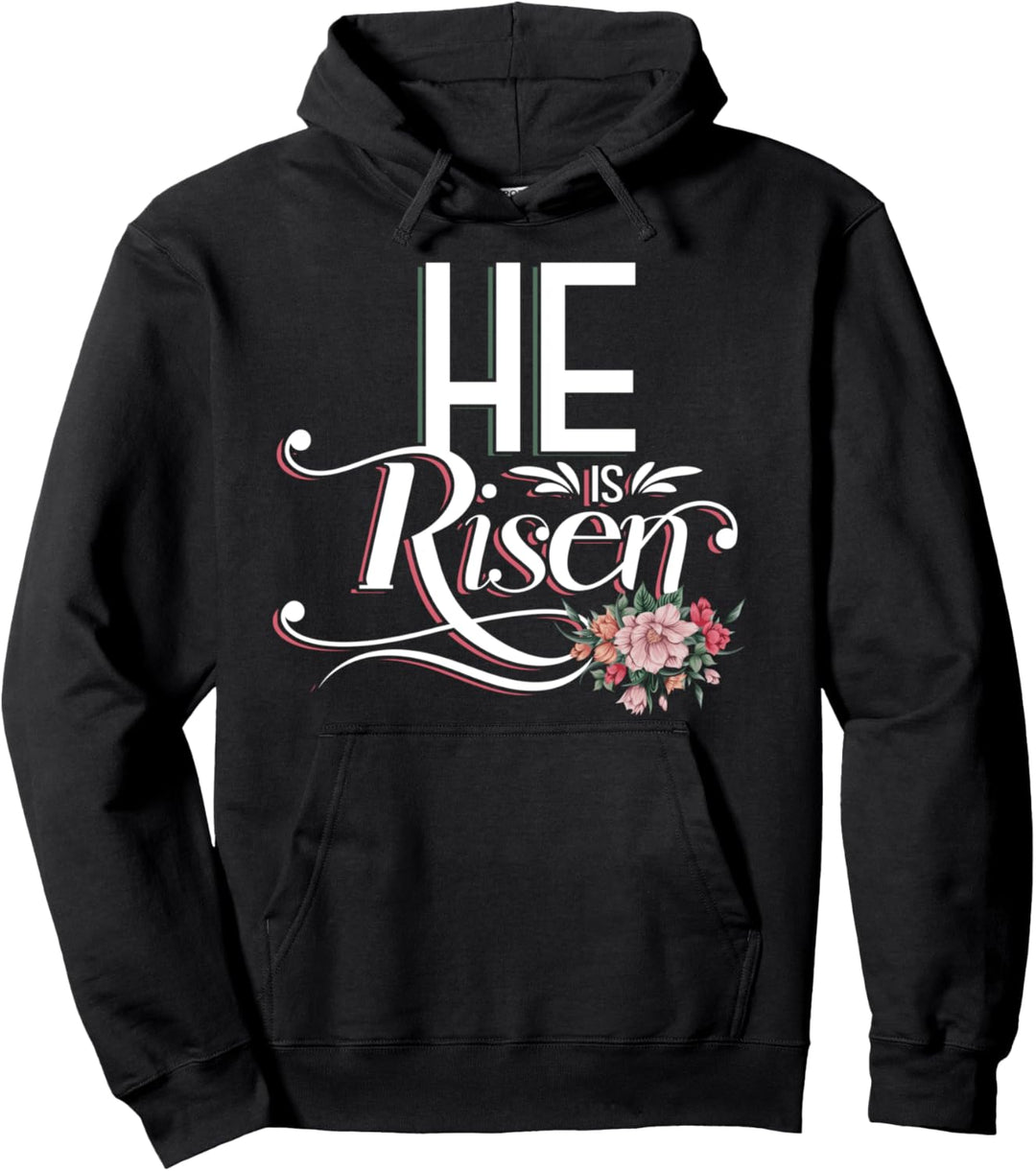 Er ist auferstanden Jesus Christlicher Gläubiger Bibelvers Pullover Hoodie
