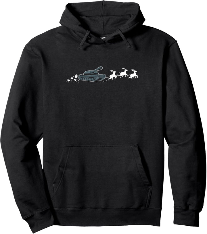 Tank Santa Weihnachtsschlitten – lustiges Tanktop Xmas Pullover Hoodie