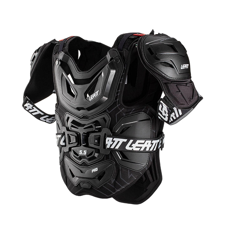 Leatt Brustpanzer 5.5 Pro Schwarz Schwarz XXL, Schwarz XXL