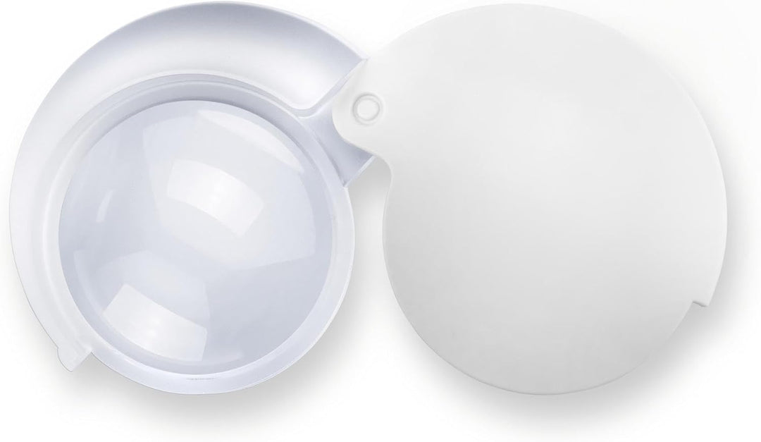 Eschenbach Optik Lupe Einschlaglupe mobilent 4x, weiss, mit Umhängekordel 4,0 x, 4,0 x