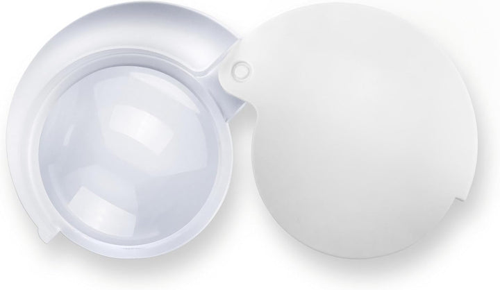 Eschenbach Optik Lupe Einschlaglupe mobilent 4x, weiss, mit Umhängekordel 4,0 x, 4,0 x