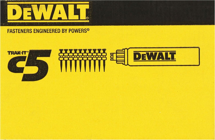 DEWALT DDF6110150 – Nägel 30 mm x 2,6 mm für Gasbefestigung C5 Track-It Nails + Gasladung (Env. 800