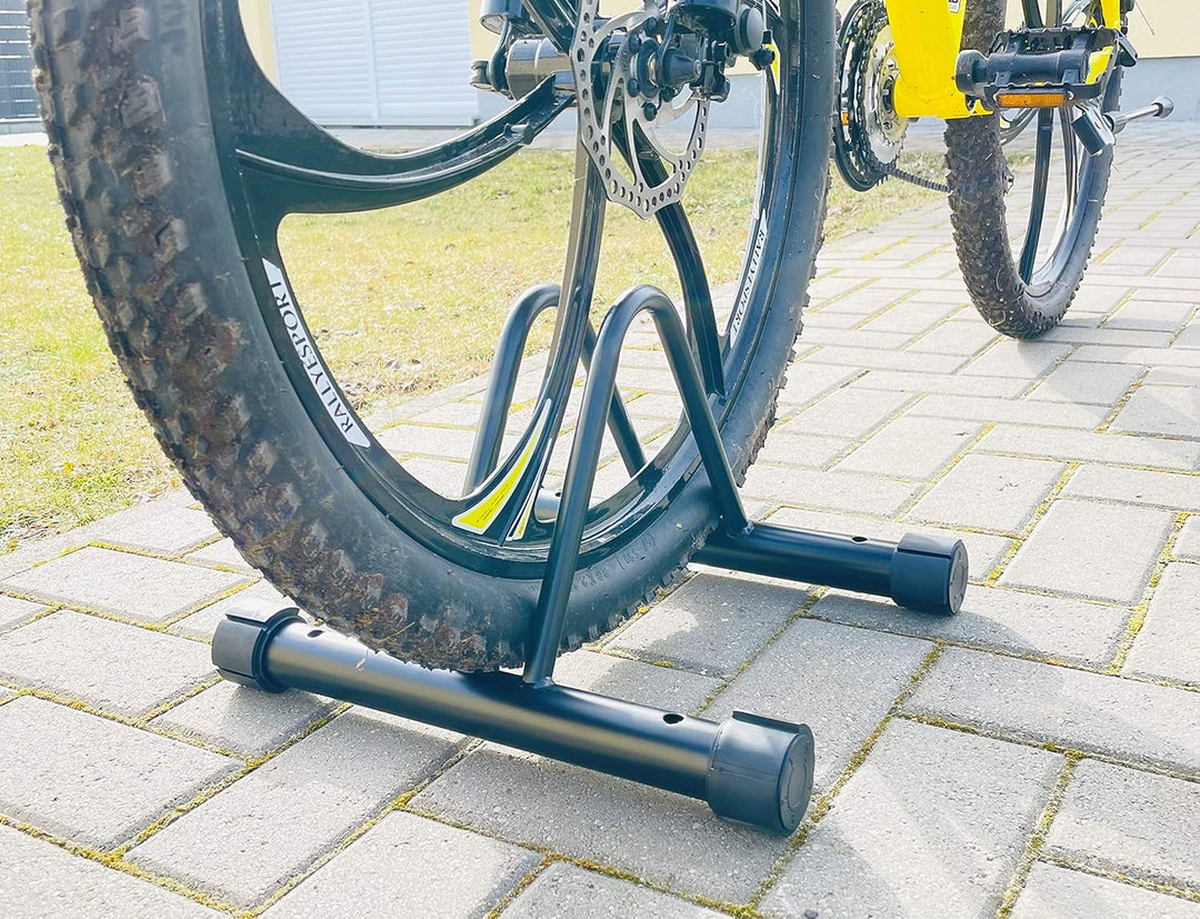 INION Fahrrad Bike Halterung Bodenständer Fahrradständer Fahrradparkplatz Fahrradhalter gummierte Au