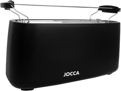 JOCCA Toaster für 2 Scheiben, Nature-Linie / 7 Bräunungsstufen, Auftaufunktion, Aufwärmen und Abbrec