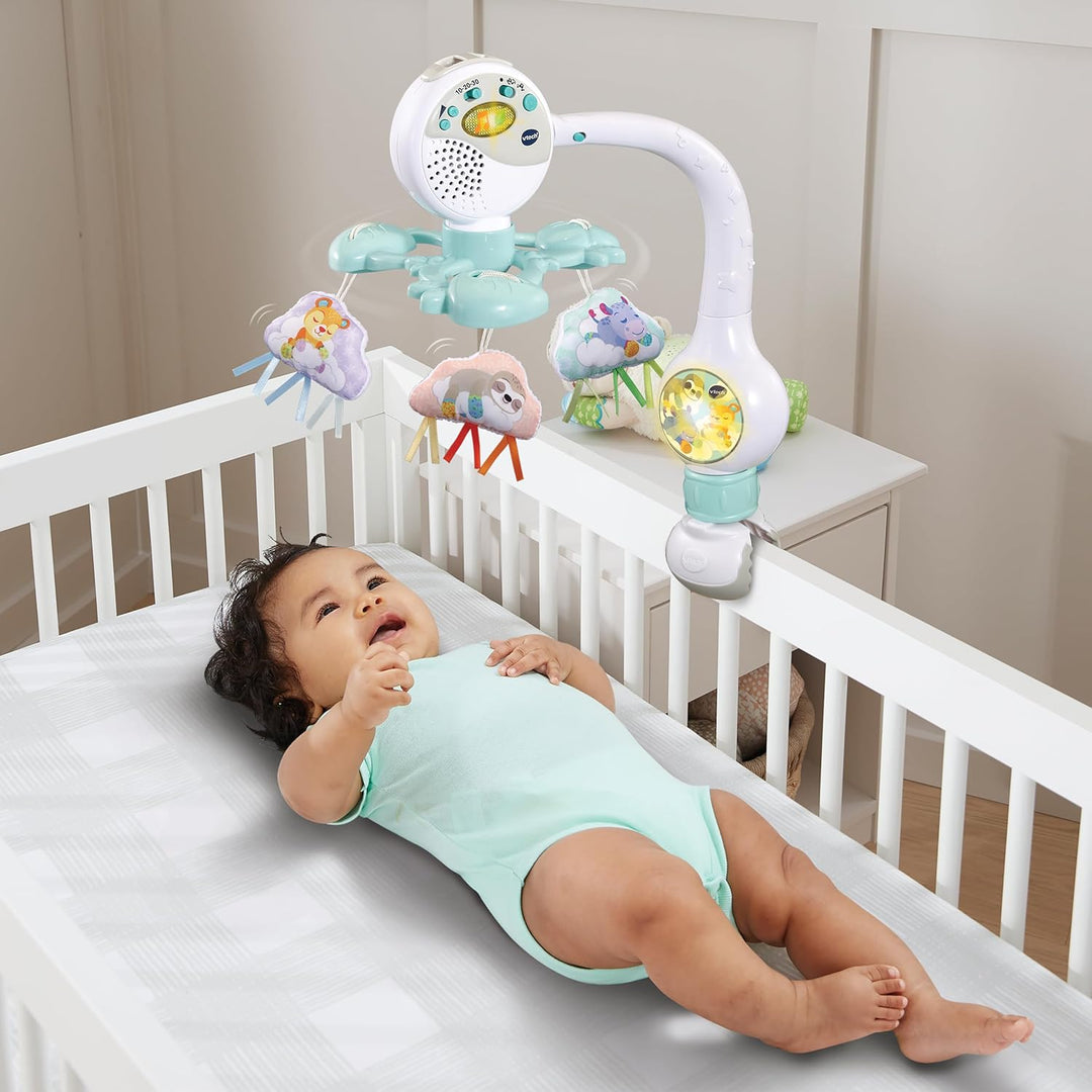 VTech - Wolken-Mobile - Süsses Mobile mit Nachtlicht und Sensor - Für Kinder von 0-2 Jahren