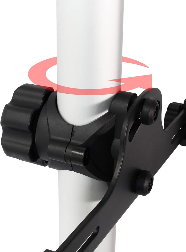 Wiltec Teleskop Fahrradhalter für 2 Räder je 20kg 160-340cm, Fahrradständer platzsparend, Hängesyste