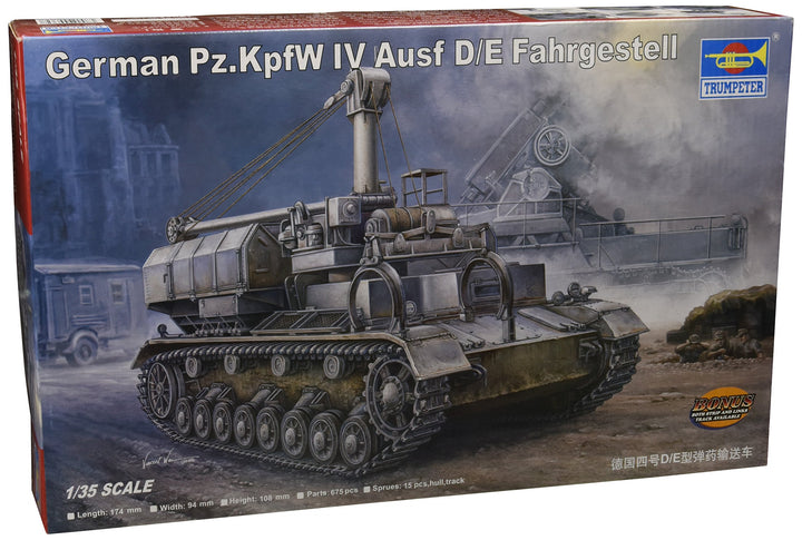 Trumpeter 00362 Modellbausatz German Pz.Kpfw IV Ausf. D/E Fahrgestell