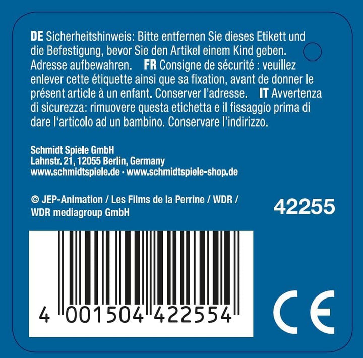 Schmidt Spiele 42255 Bobo Siebenschläfer XL, Plüschfigur 35cm, Braun