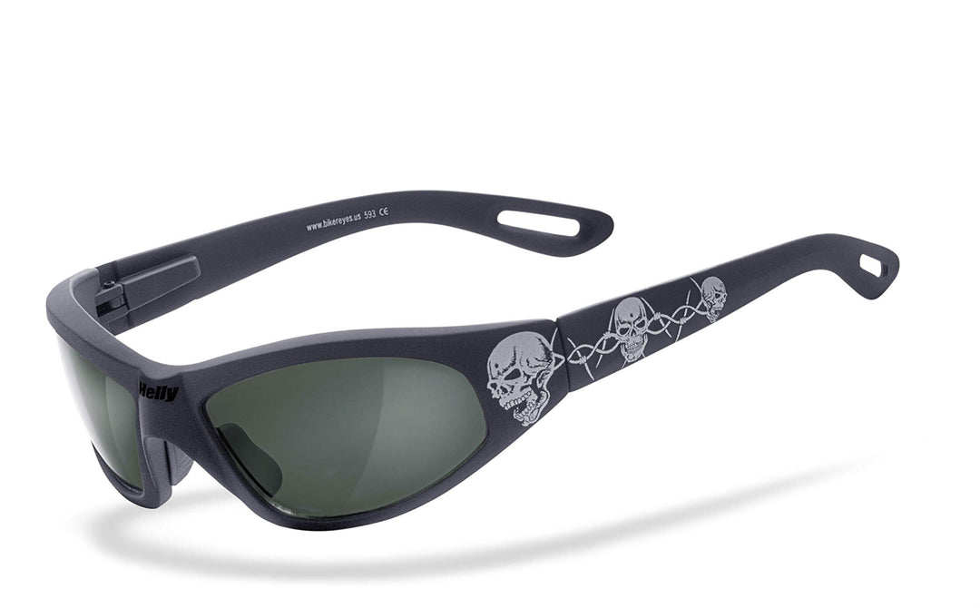 HELLY® - No.1 Bikereyes® | Bikerbrille, Motorradbrille, Motorrad Sonnenbrille | TRIBAL-BRILLE: besch