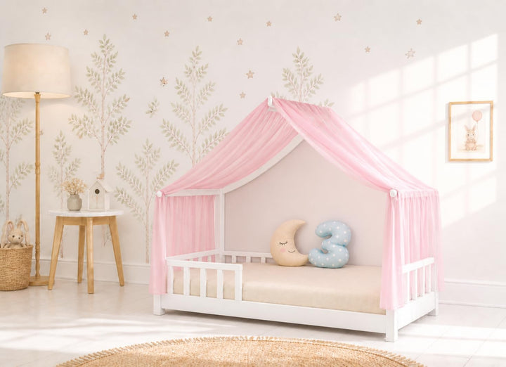 YellowNest Hausbett Himmel aus 100% Polyester – Einzelstück - Atmungsaktiv und trapazierfähig – Bett