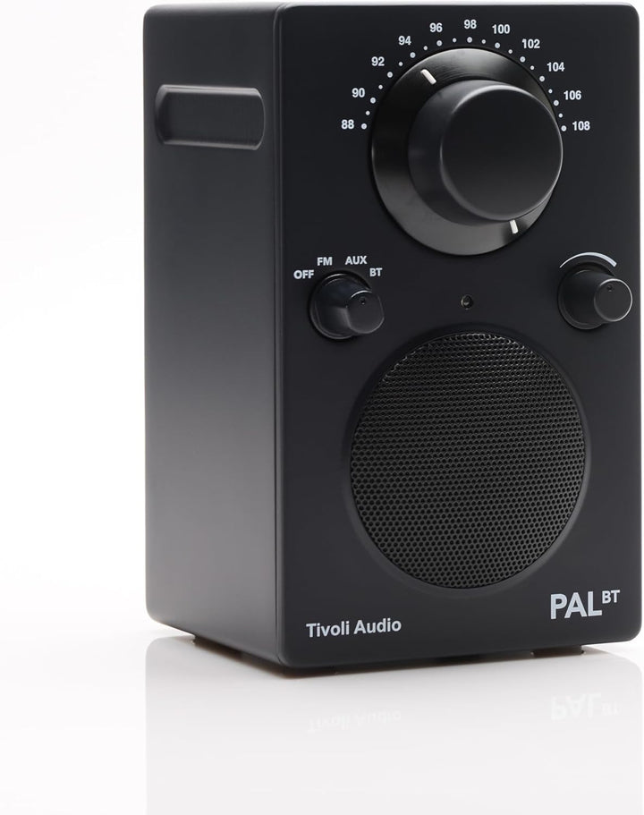 Tivoli Audio PAL BT (Gen 3) FM-Radio, Bluetooth, tragbar, USB-C, Schwarz, Schwarz