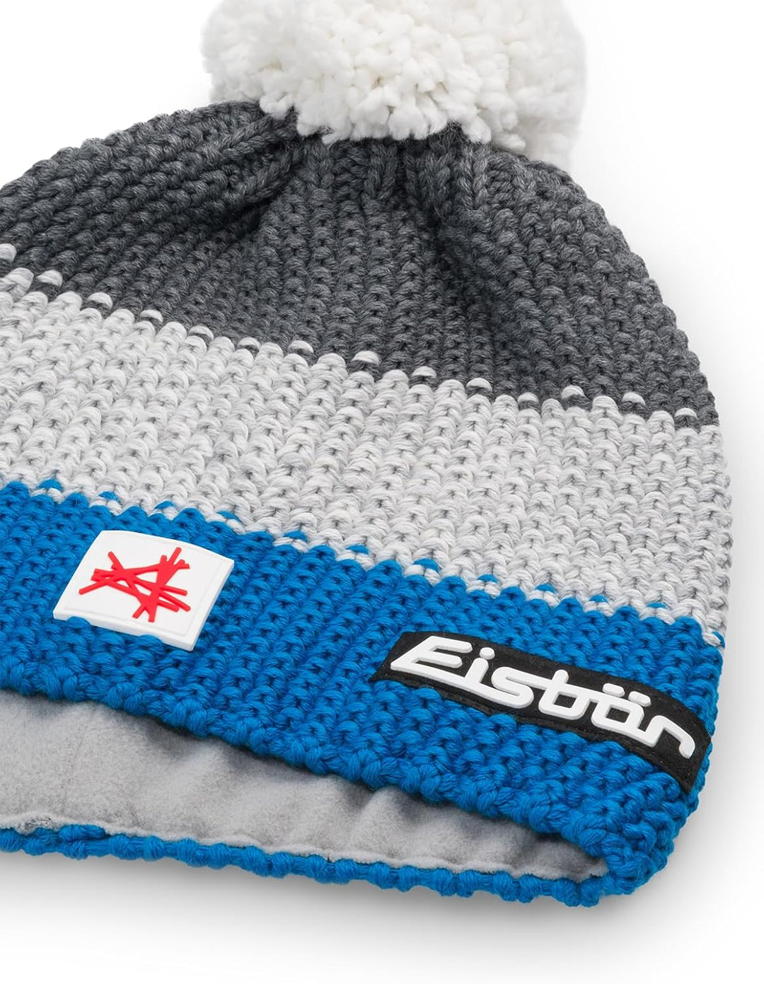 Eisbär Mütze Herren & Damen Star Pompon Ski Austria - Merino Wintermütze Unisex mit Fleece schützt v