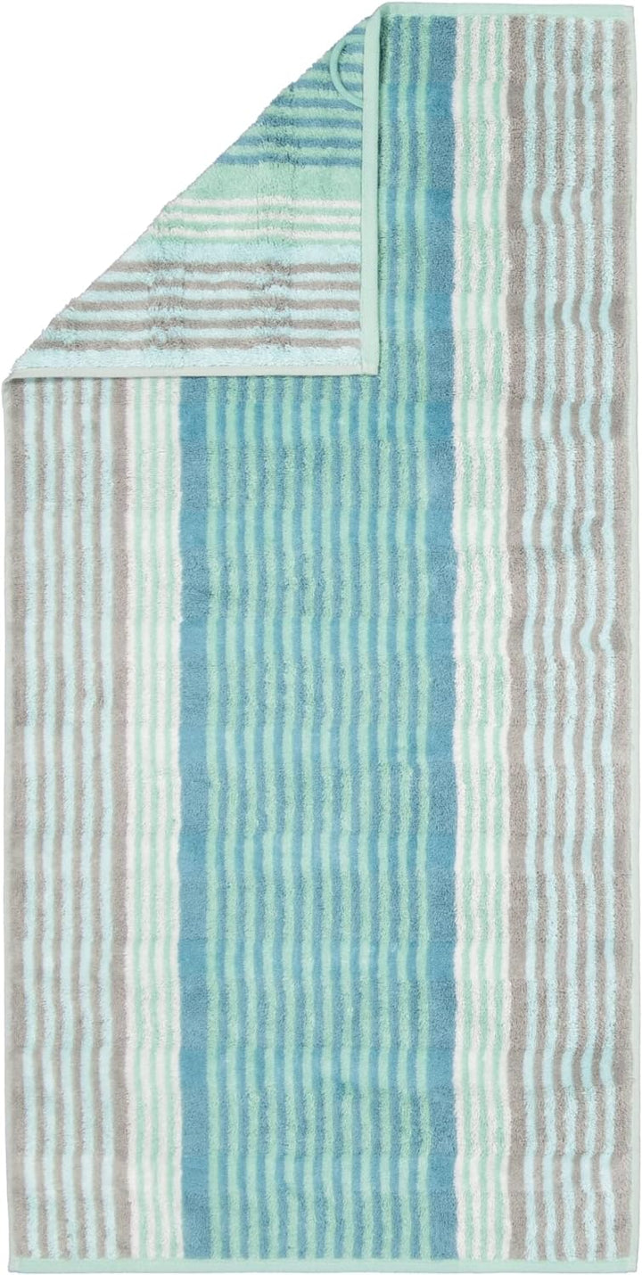 CAWÖ Home Handtücher Noblesse Harmony Streifen 1085 Jade - 47 Duschtuch 80x160 cm, Duschtuch 80x160
