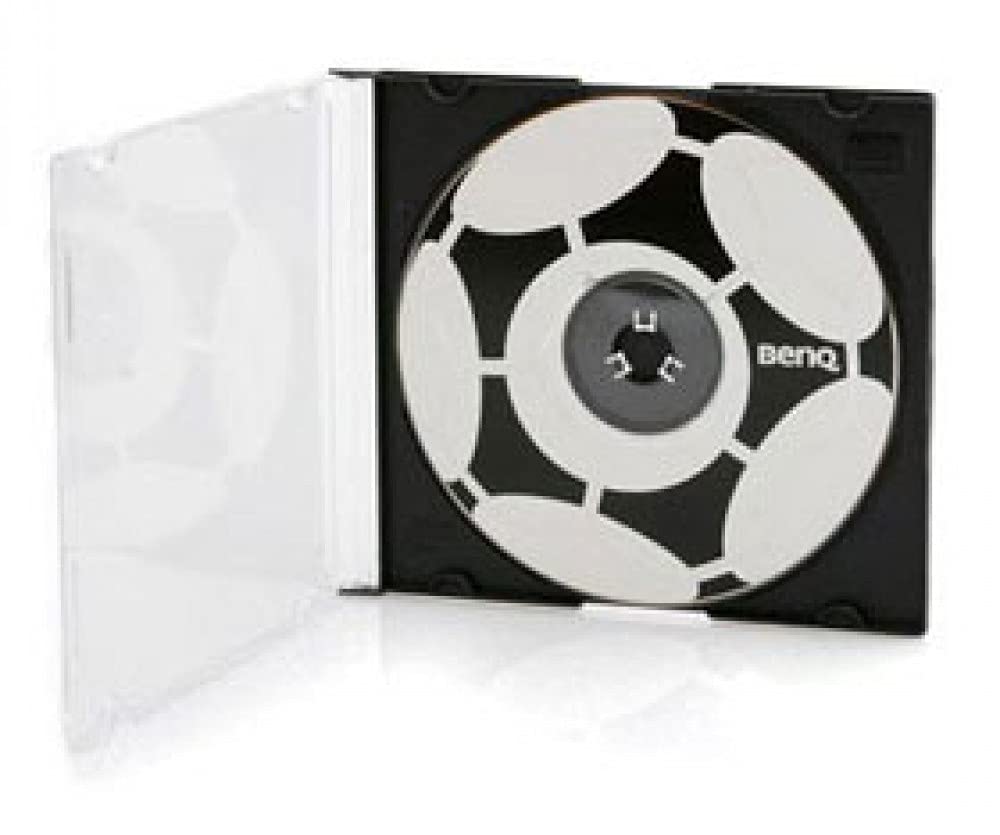 MediaRange CD-Leerhülle, schmal, für 1 Disc, 5.2mm, maschinenfähig, schwarzes Tray