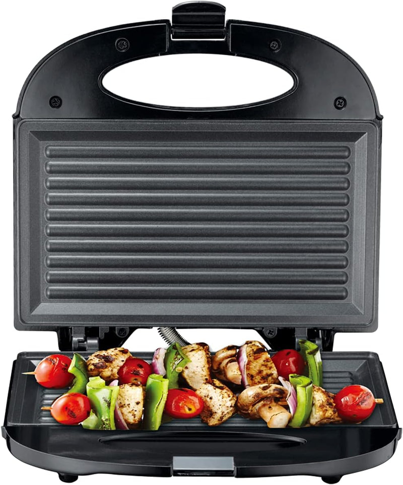 Melissa 16240109 Sandwichmaker - Grilltoaster - Sandwichtoaster - Paninitoaster - 750 Watt - Antihaf