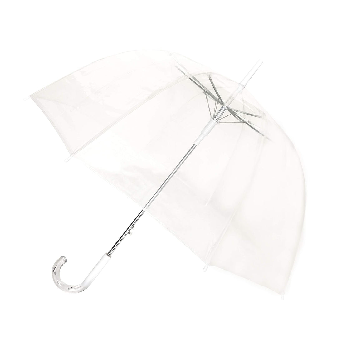 SMATI Durchsichtiger Regenschirm transparent Stockschirm Glockenform Hochzeit, Hochzeit