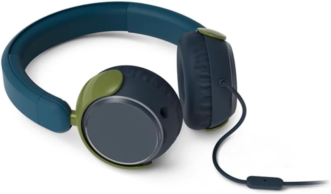 Philips TAK2000CT 2000-Serie mit kabelgebundenem ohraufliegendem Kopfhörer für Kinder, lautstärkenbe