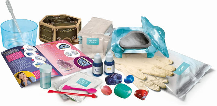 Galileo Lab - Kristalle und Edelsteine Deluxe, Kristalle züchten und Edelsteine sammeln für Kinder a