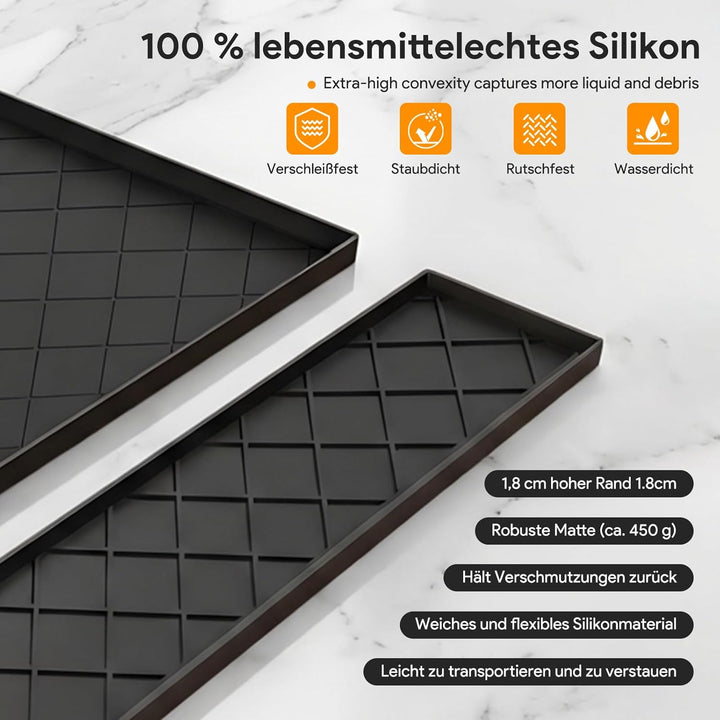 Silikonmatte für Ninja Slushie & Creami Maschine, FS301/NC502/NC301/NC302/NC701, Abnehmbarer Arbeits