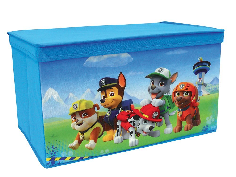 Fun House 712540 Pat' Patrouille Spielzeugkiste, faltbar, Polyester, blau, 55,5 x 34,5 x 34 cm