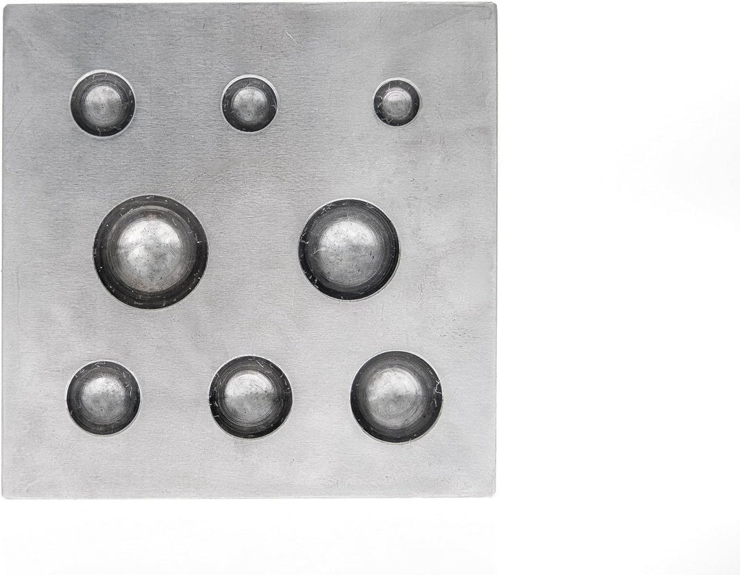 SE JT3403DS Klotzblock mit polierten Hartstahl-Hohlräumen, 5,1 x 5,1 x 5,1 cm 2 x 2 x 2", 2 x 2 x 2"