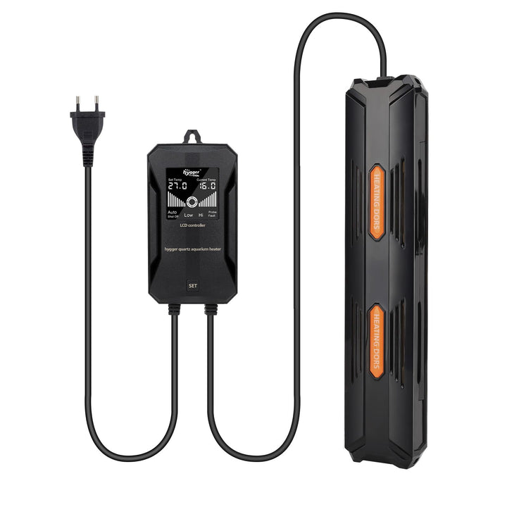 hygger Aquarium Heizung, 100W Temperatur Einstellbare Heizung für Aquarien, Aquarium Heizstab mit Ex