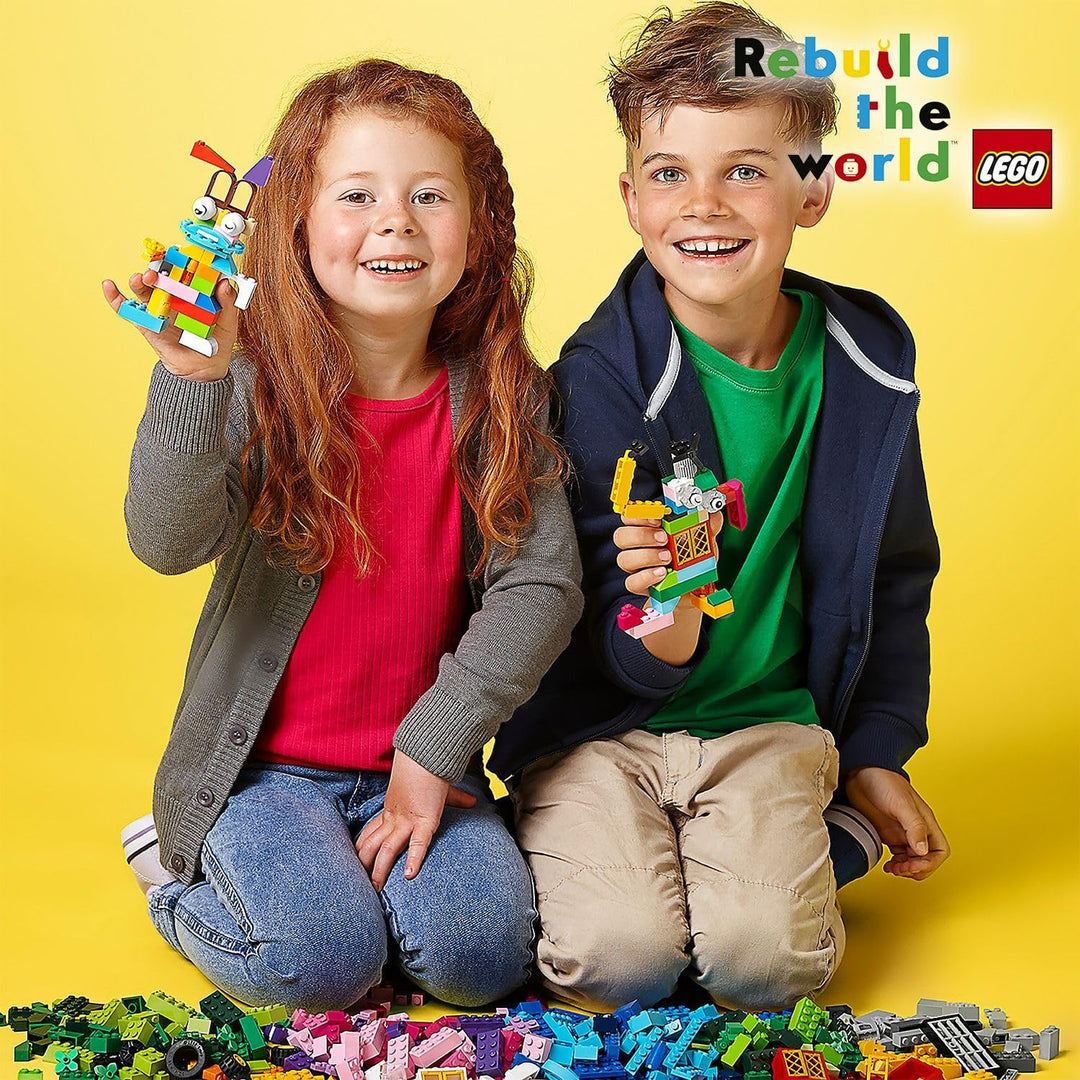 LEGO 10696 Classic Mittelgrosse Bausteine-Box, Bausteine mit Aufbewahrungsbox für Kinder, Geschenk f