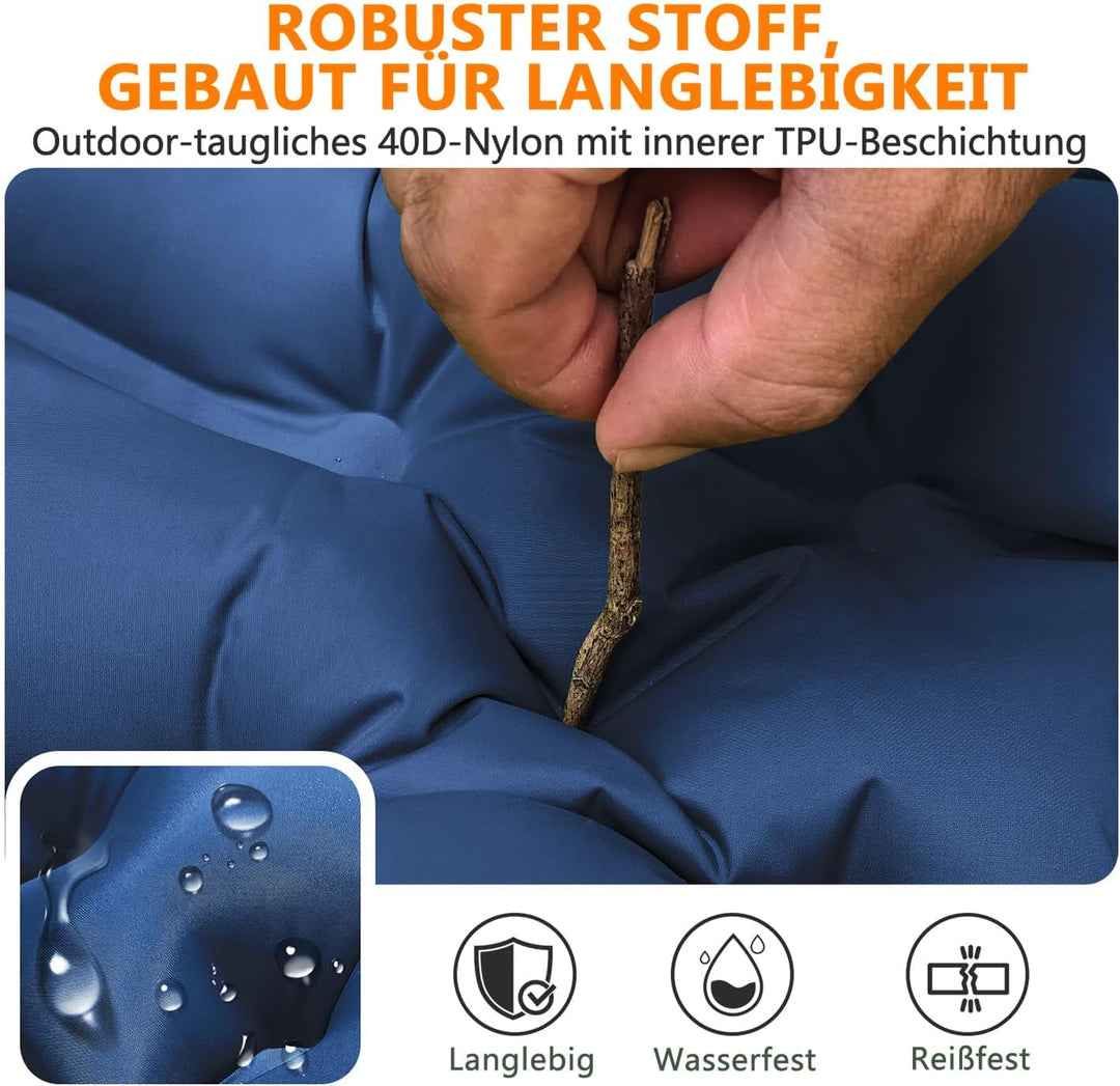 Isomatte Camping, Isomatte selbstaufblasend, luftmatratze Camping | Liegekomfort, Schnellaufblasung,
