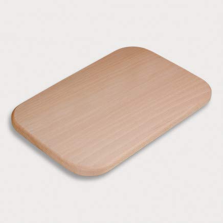 4x HOFMEISTER® Schneidebrett aus Holz, 38 cm, schont hochwertige Klingen, verrutscht nicht, antibakt