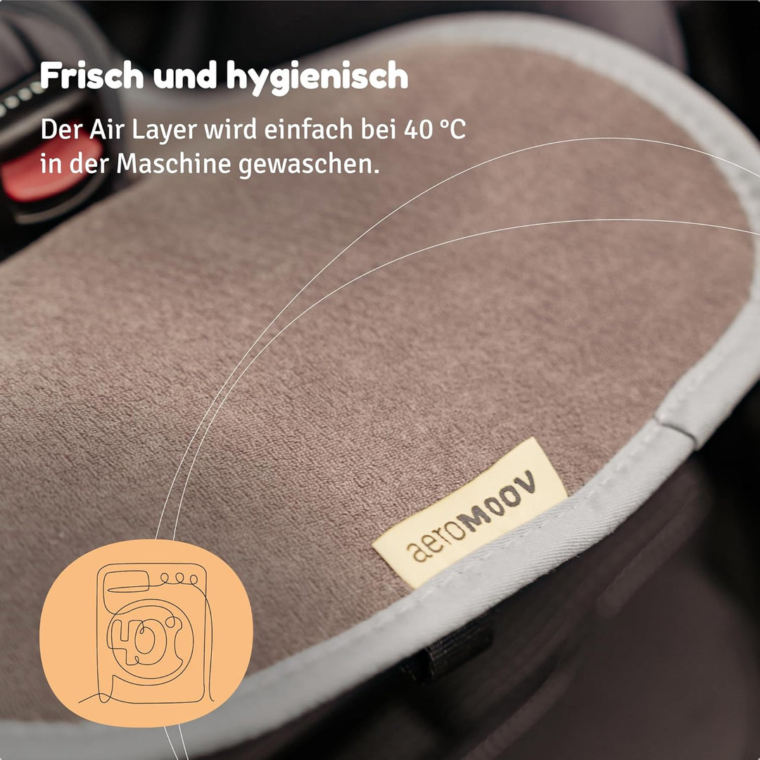 Aeromoov - Baby Sitzauflage Air Layer - Einlage Für Autositz oder Kinderwagen - Gruppe 1 - Antischwi