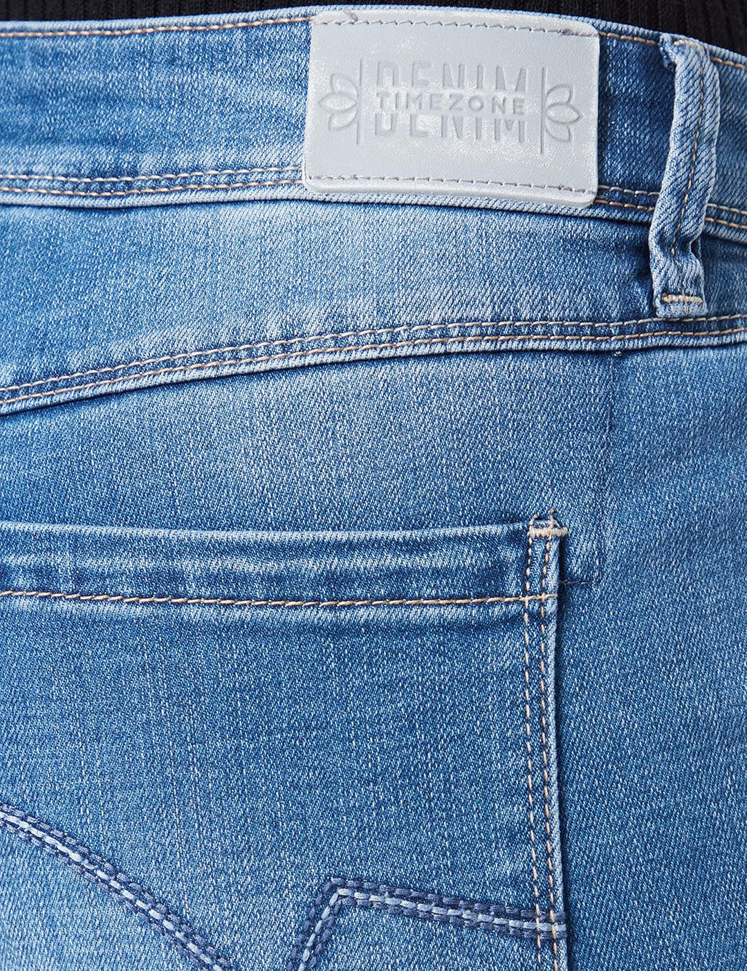 Timezone Damen Slim Dashnitz Freizeithose 28W / 32L Smurf Blue Wash, 28W / 32L Smurf Blue Wash