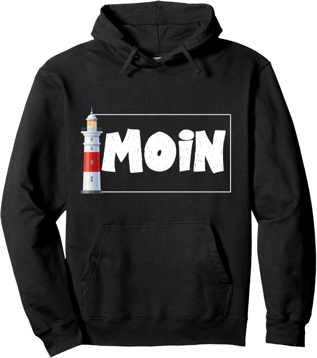 Moin Leuchtturm Norddeutsch See Meer Pullover Hoodie