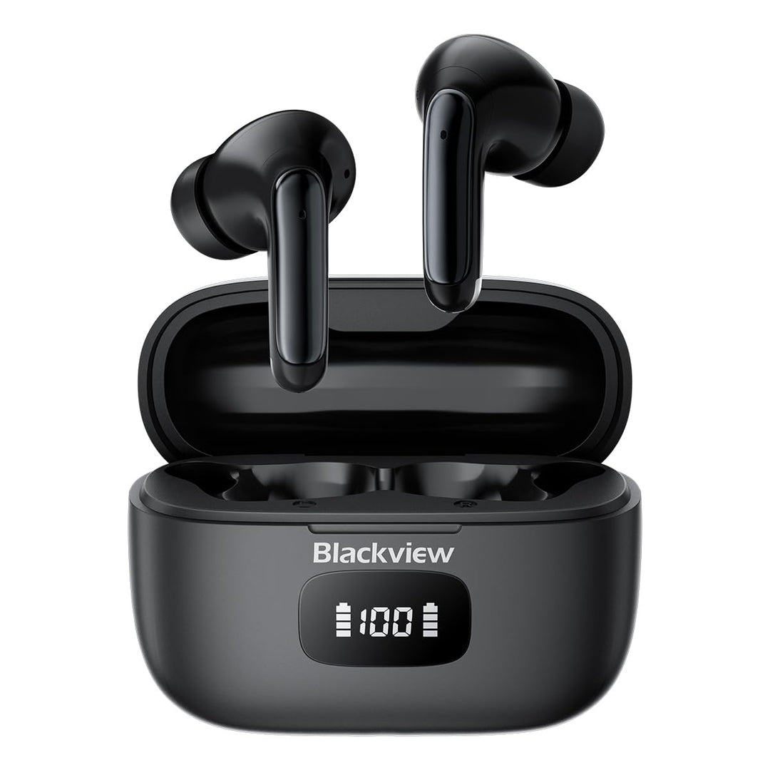 Bluetooth Kopfhörer Kabellos In Ear, Blackview Wireless Earbuds mit 4 ENC & ANC Noise Cancelling Mik