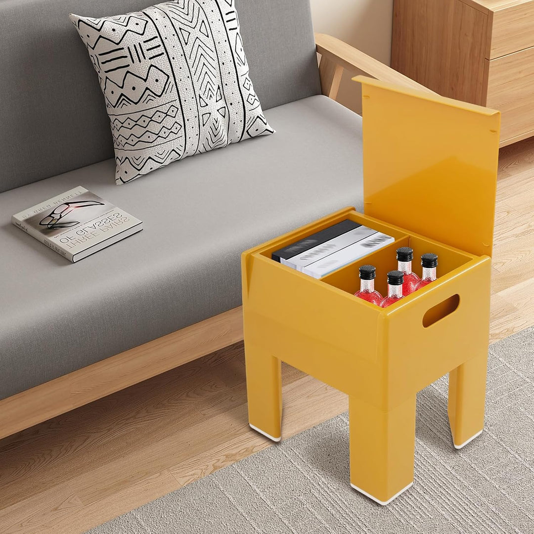 Sitzhocker mit Stauraum ABS, hoch belastbar 50‑100kg Klappdeckel | Freistehende Ausführung, modernes