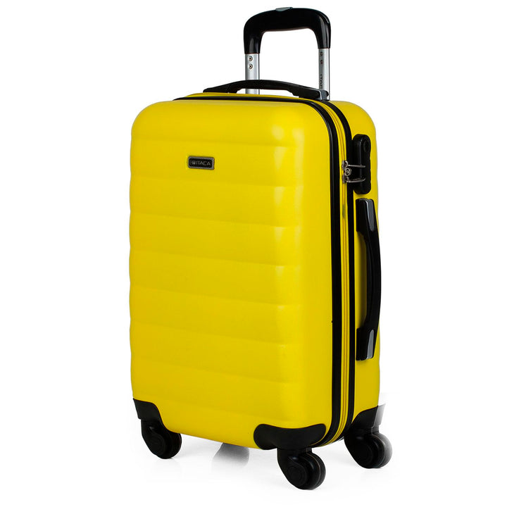 ITACA - Trolley Handgepäck Cabin Trolley Koffer Reisekoffer Hartschalenkoffer mit Zahlenschloss - Ka