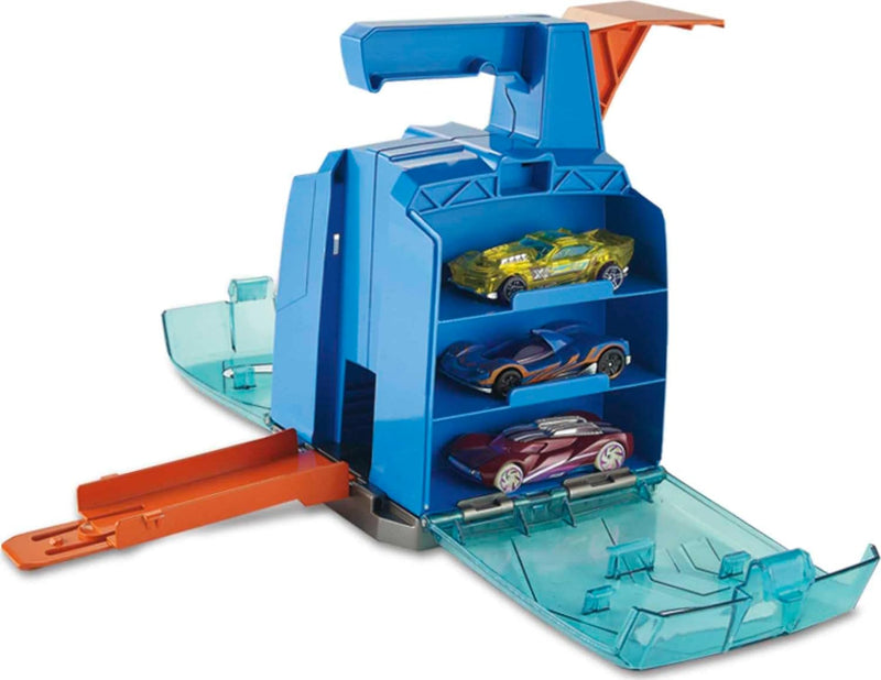 Hot Wheels GCF92 - Track Builder System Rennstarter, Spielzeug Autorennbahn ab 4 Jahren, Mehrfarbig