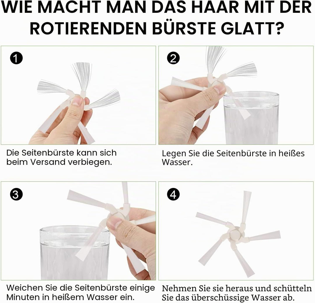 GreeSuit Filter Wischmopp Ersatzteile Zubehör Set Kompatibel für Dreame Bot W10/W10 Pro Staubsauger,