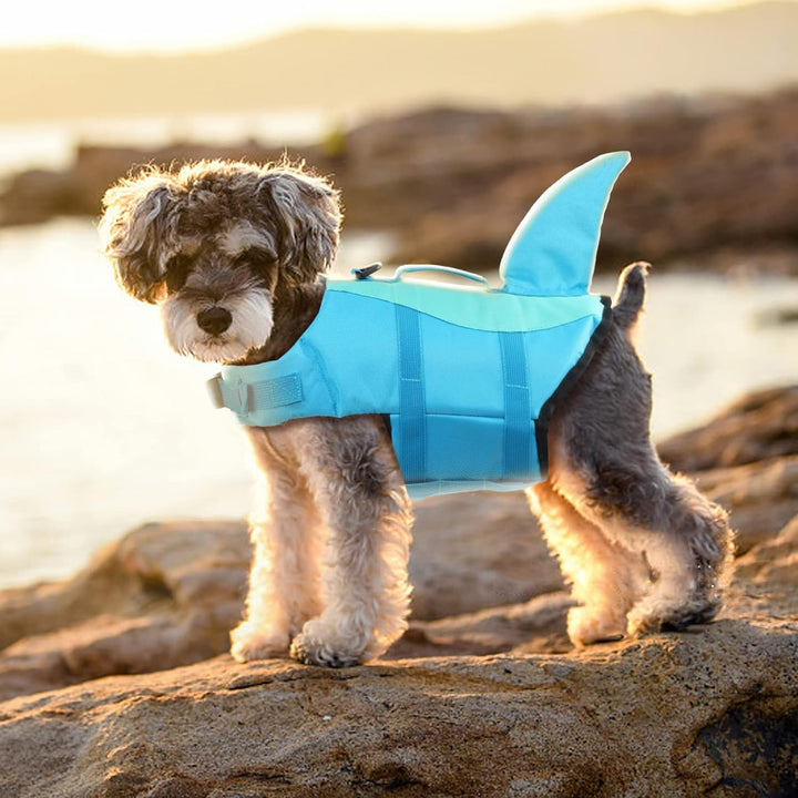EMUST Hunde Schwimmweste, verstellbare kleine/mittelgrosse/grosse Hundeschwimmweste für Wassersicher