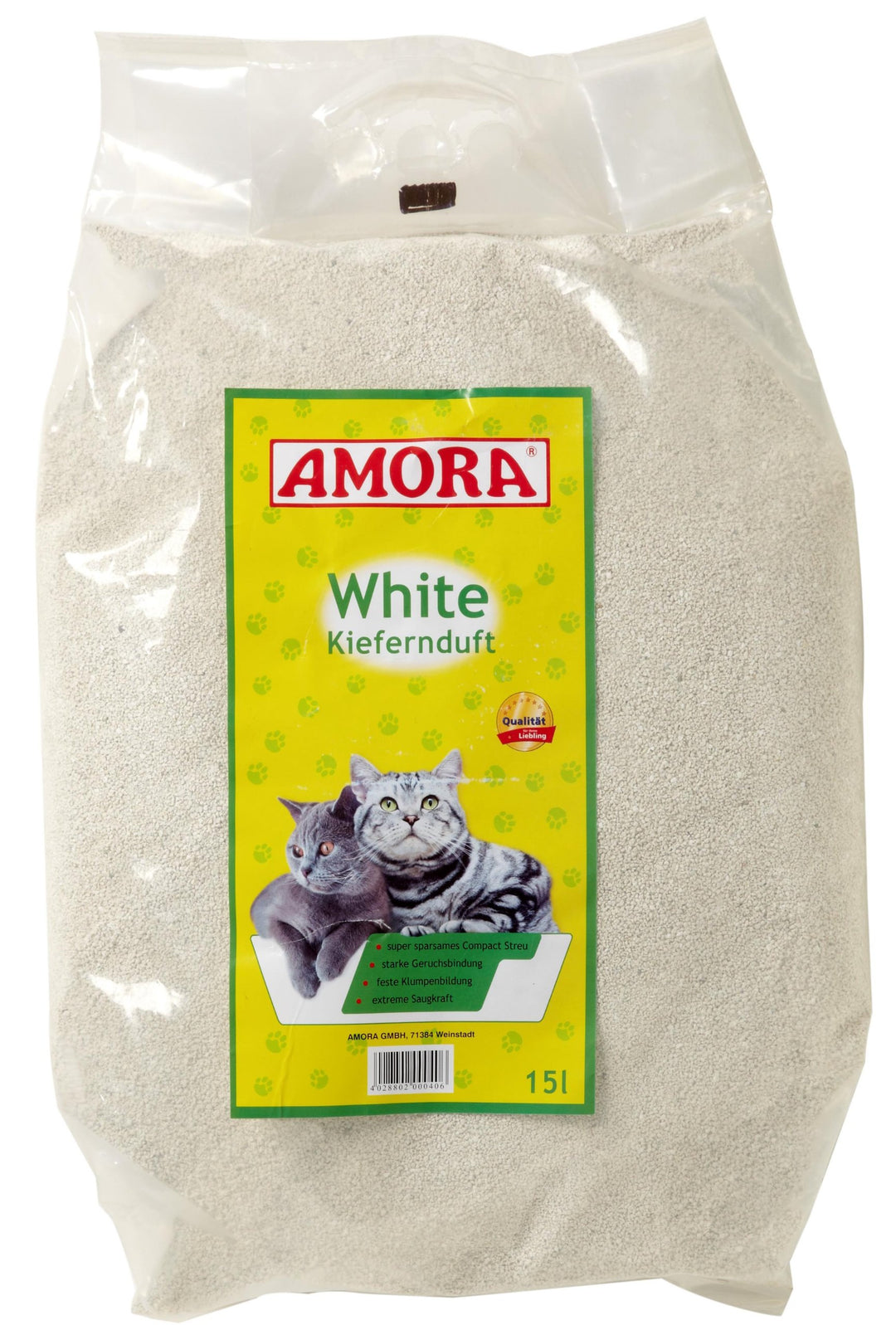 Amora 28334 White Compact mit Kiefernduft 15 Liter