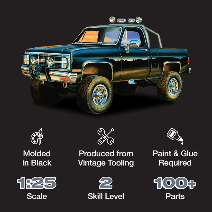 Round2 MPC848/12 GMC 1/25 1984er Pickup, schwarz