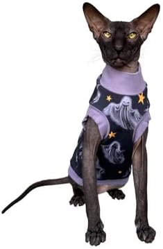 Kotomoda Katzen-Rollkragen-Geist für Sphynx und nackte Katzen (gross), L