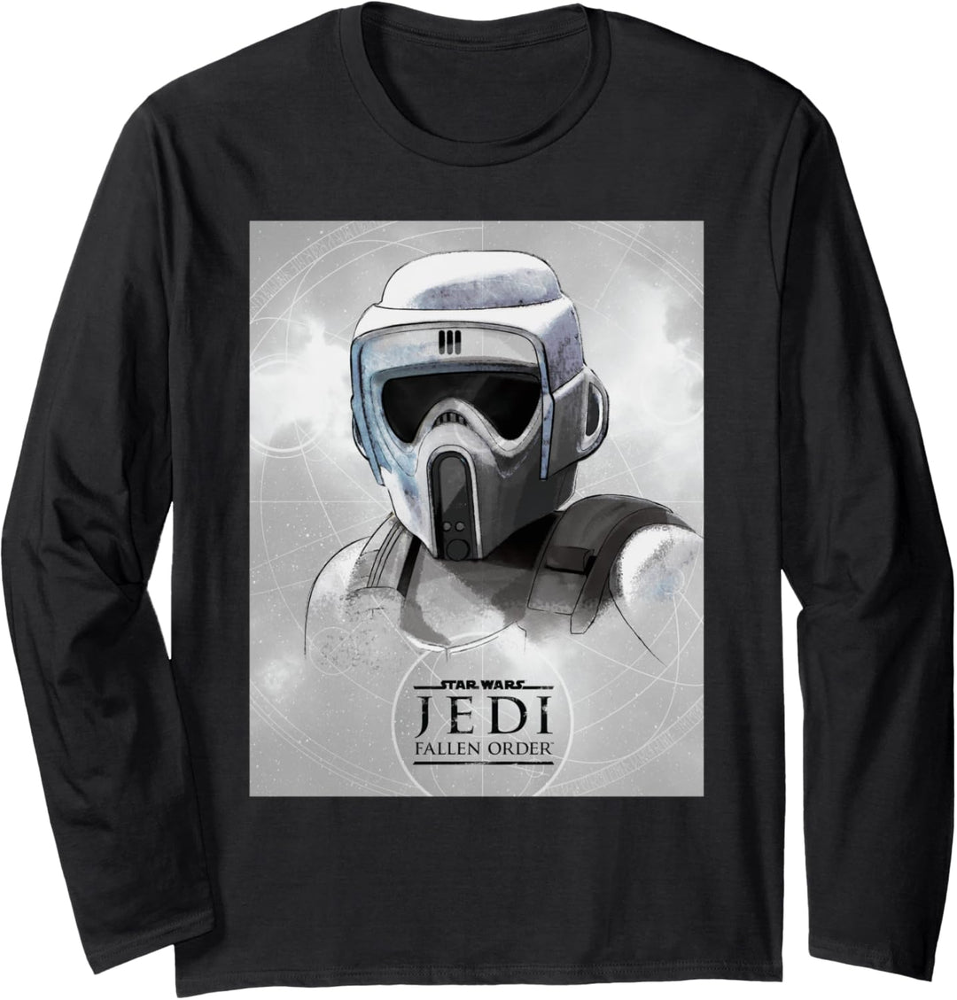 Star Wars Jedi Fallen Order Purge Trooper Stylized Langarmshirt