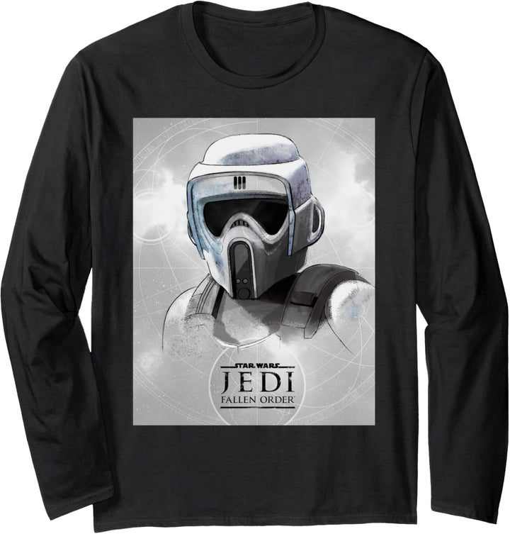 Star Wars Jedi Fallen Order Purge Trooper Stylized Langarmshirt
